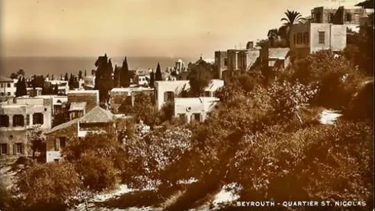 بيروت حي مار نقولا في العشرينيات 